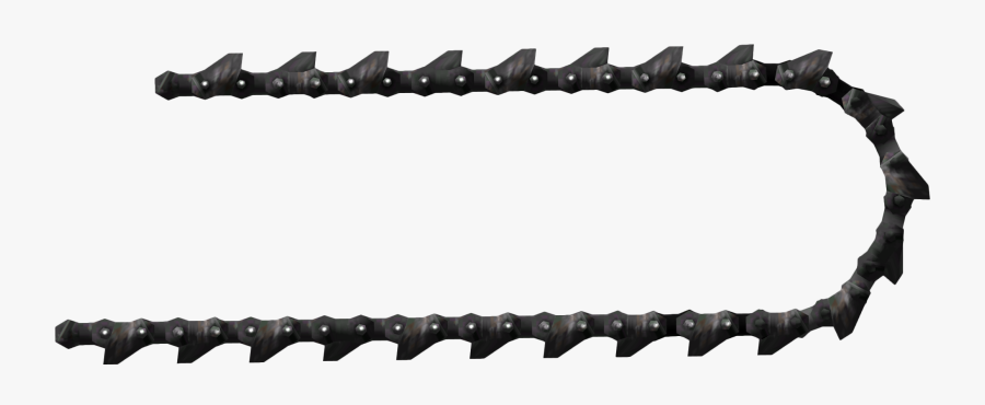 Black Chain Png Chain Clipart - Chainsaw Blade Png, Transparent Clipart