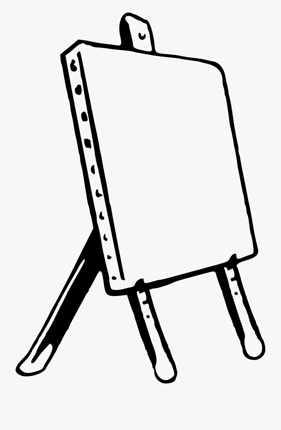 Art Easel Drawing At - Easel Clipart, Transparent Clipart