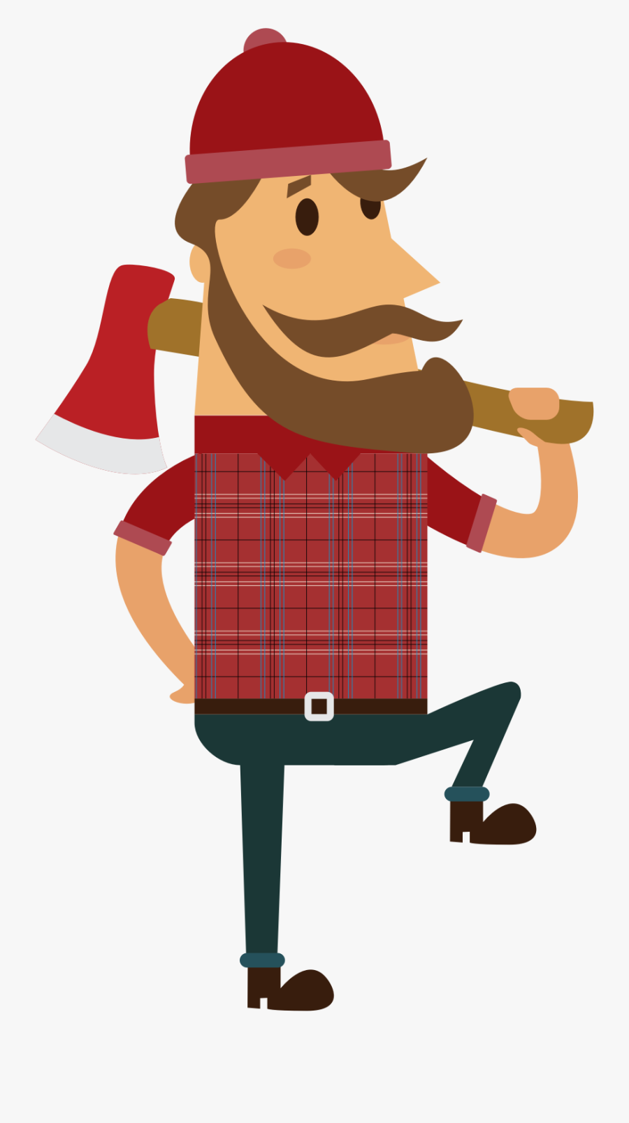 Water Bird,beak,vertebrate - Lumberjack Clipart, Transparent Clipart