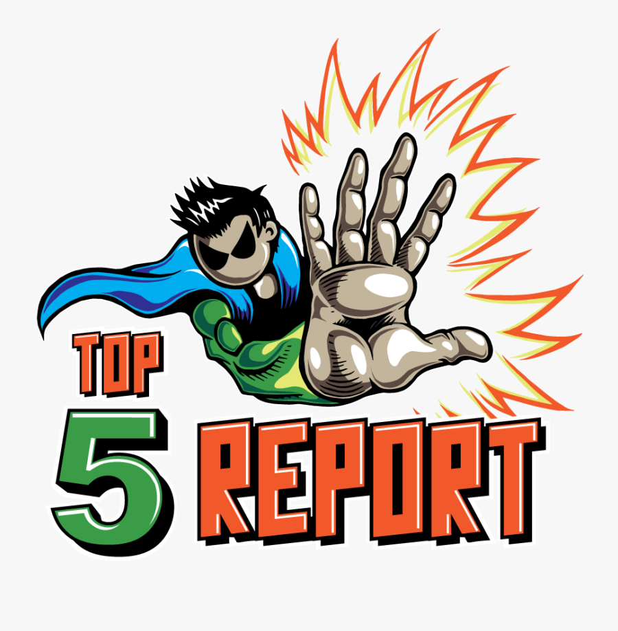 Top Five Report Clipart , Png Download - Cartoon, Transparent Clipart
