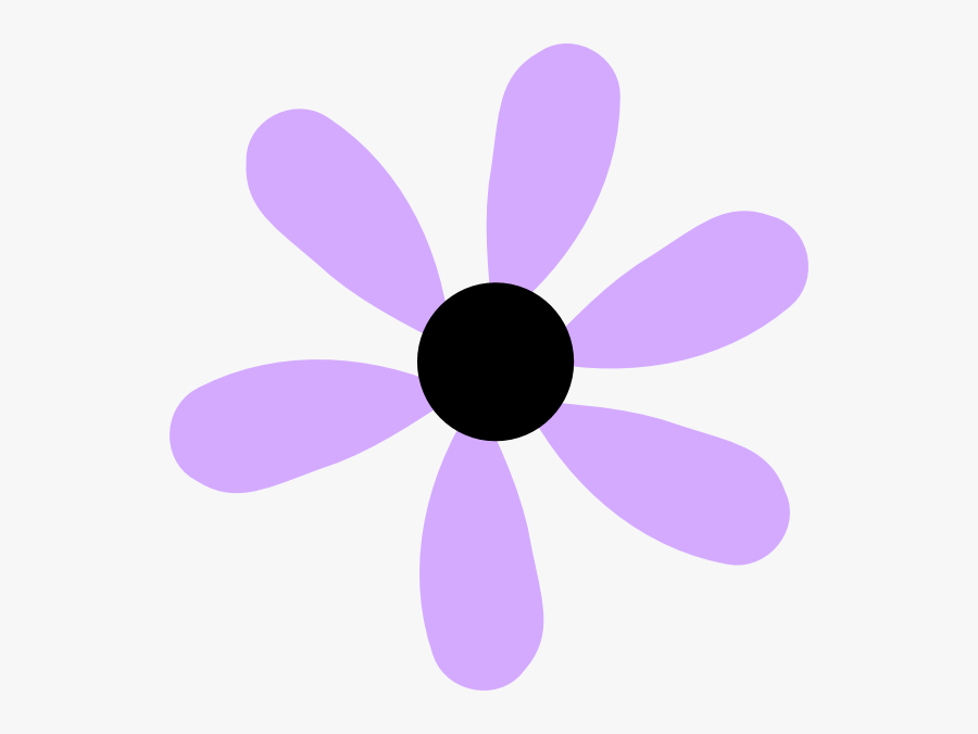 Lilac Flower Clip Art - Cute Flower Clipart Purple, Transparent Clipart