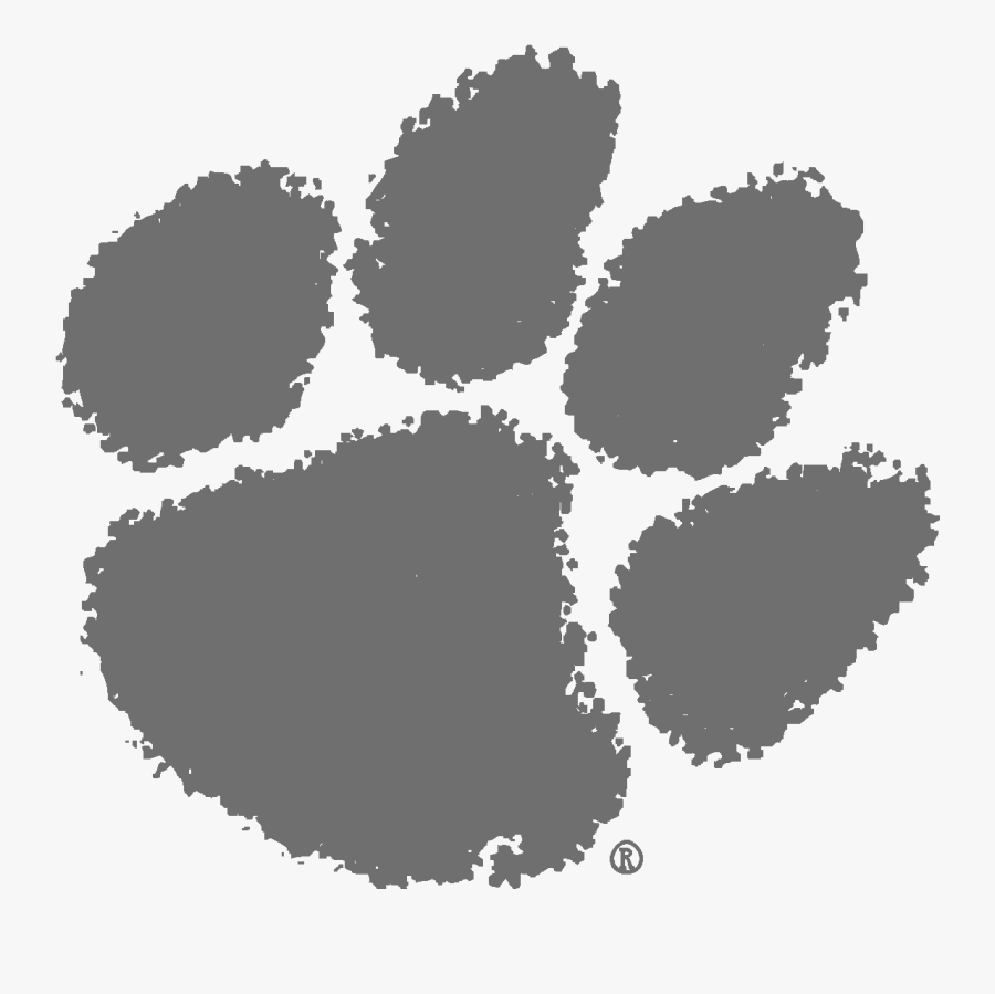 Clemson Paw, Transparent Clipart