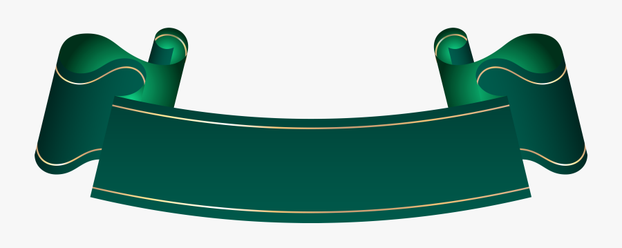 Green Banner Transparent Clip Artu200b Gallery Yopriceville - Transparent Background Ribbon Banner, Transparent Clipart