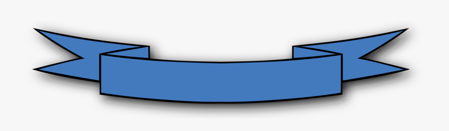 Blue Clipart Ribbon Banner - Ribbon Clip Art, Transparent Clipart