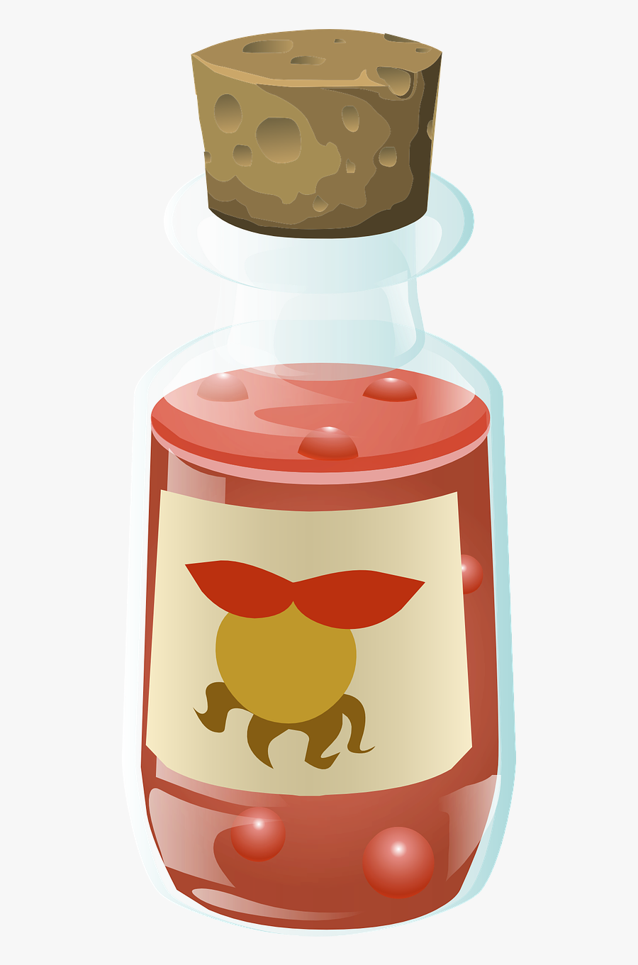 Potion Liquid Bottle Free Picture - Gift Flaska Png, Transparent Clipart