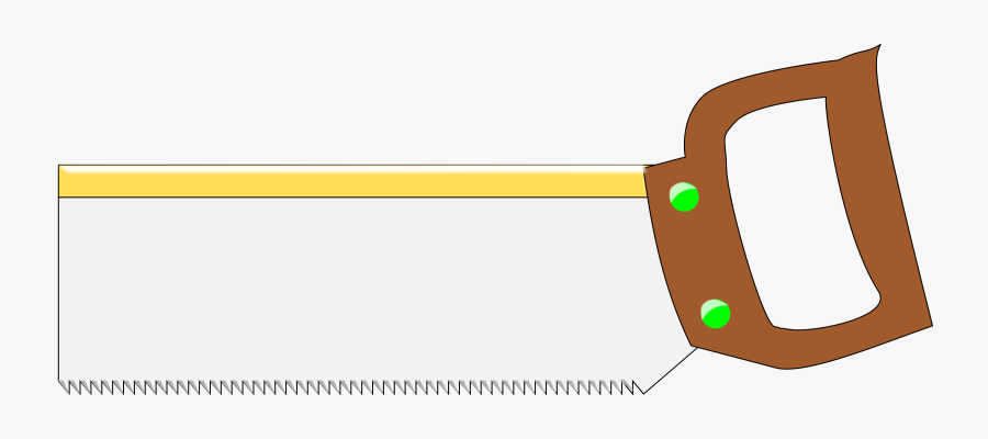 Clipart - Back Saw Clipart, Transparent Clipart