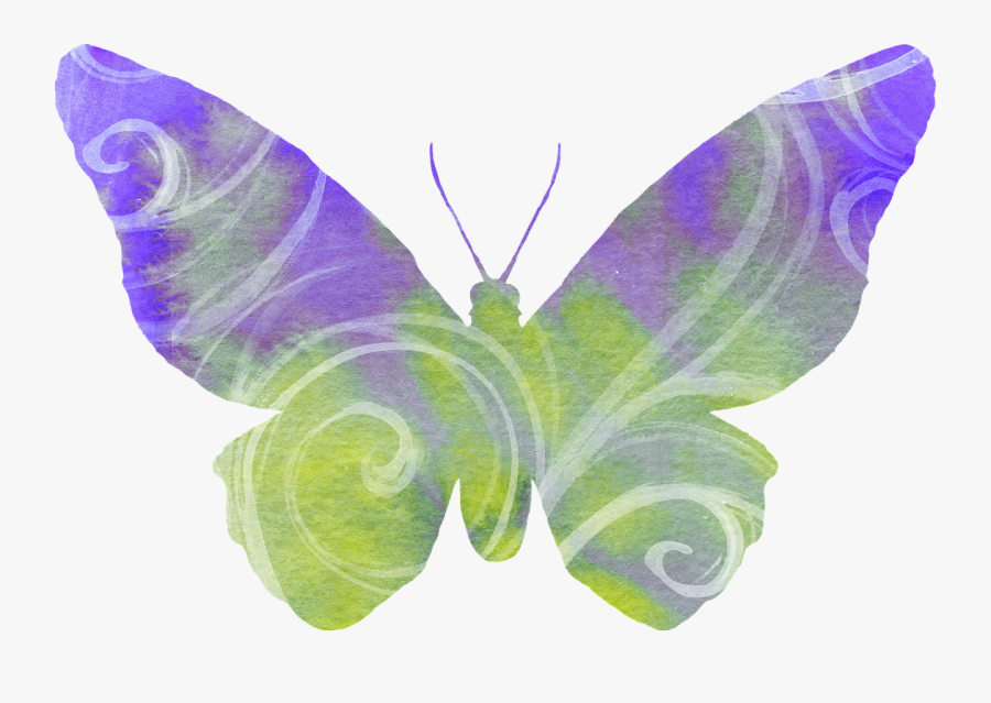 Lavender Clipart Butterfly , Png Download - Green Butterfly Transparent Background Clipart Png, Transparent Clipart