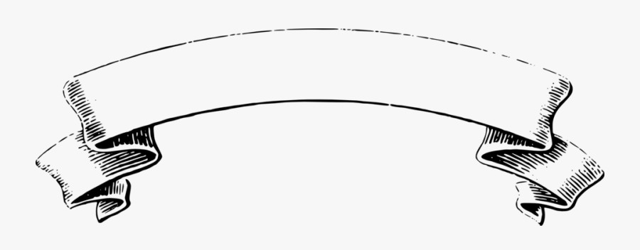 Ribbon Vector Vintage Png, Transparent Clipart