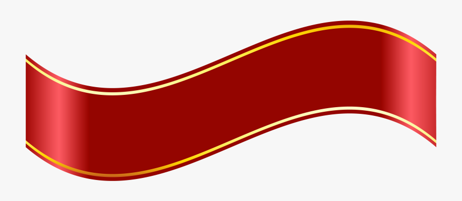 Red Ribbon Banner Clip Art - Ribbon Banner Green Transparent, Transparent Clipart