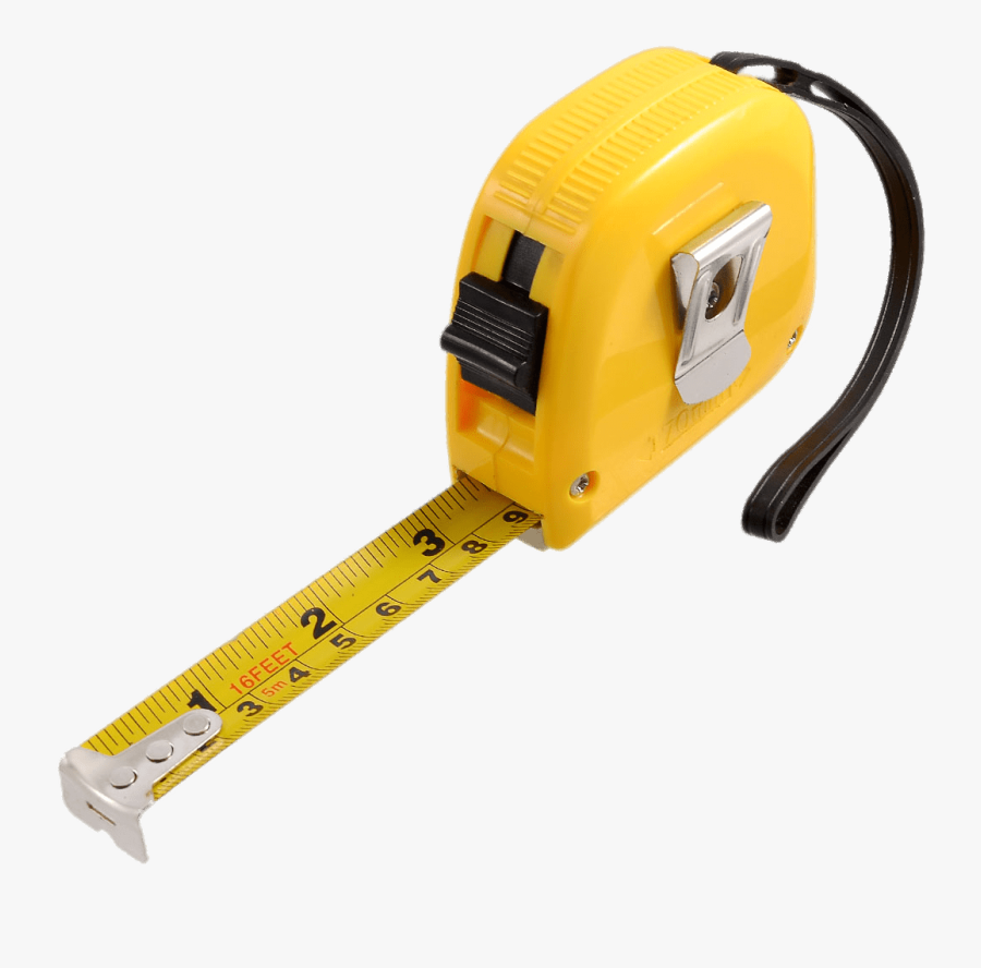 Apple With Tape Measure Clipart - Measuring Tape 5 Meters, Transparent Clipart