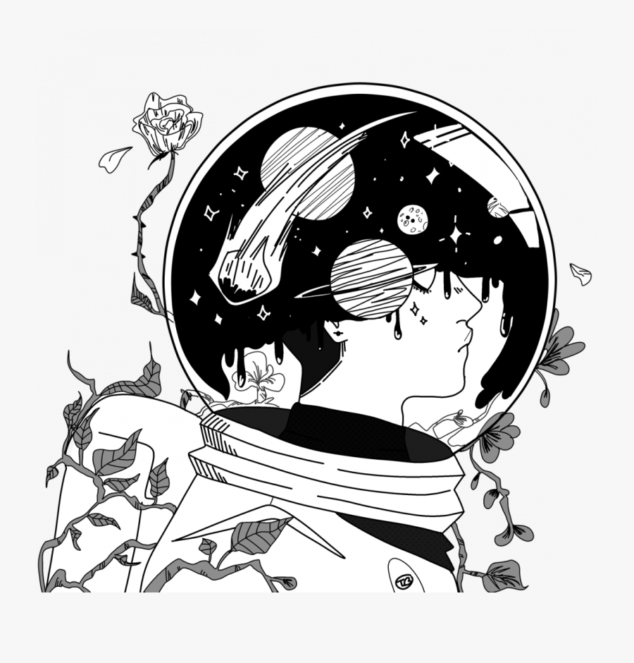 Transparent Chainsaw Clipart - Astronaut Drawing, Transparent Clipart