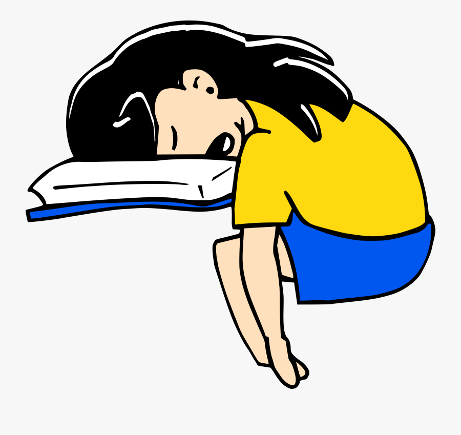 Human Behavior,thumb,area - Sleeping In School Clipart, Transparent Clipart