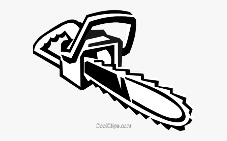 Chainsaw Clip Art Black And White