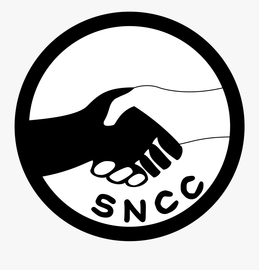Students Seated In Class Png Black And White - Student Nonviolent Coordinating Committee, Transparent Clipart