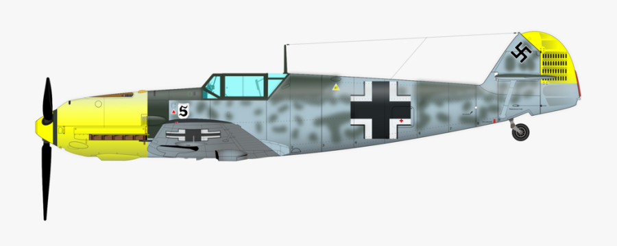 Me-109 - Messerschmitt Me 109 Png, Transparent Clipart