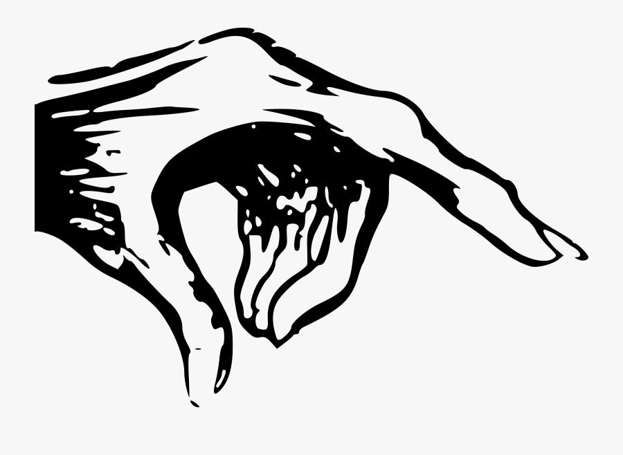 Transparent Pointing At Me Clipart - Monster Hands Black Png, Transparent Clipart
