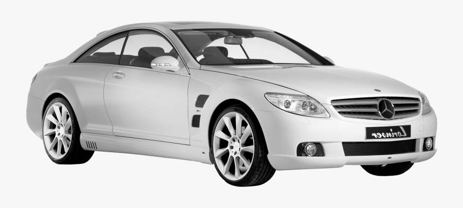 White Lorinser Mercedes Benz Cl Class Car Png Clipart - Car Png, Transparent Clipart