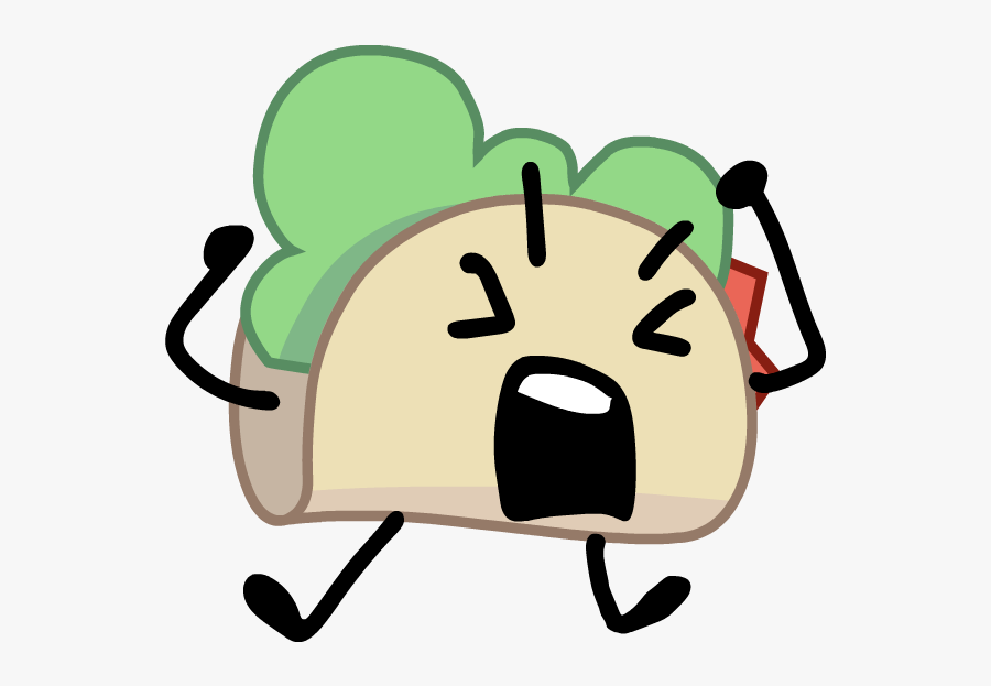 Transparent Voting Clipart - Bfb Taco Angry, Transparent Clipart