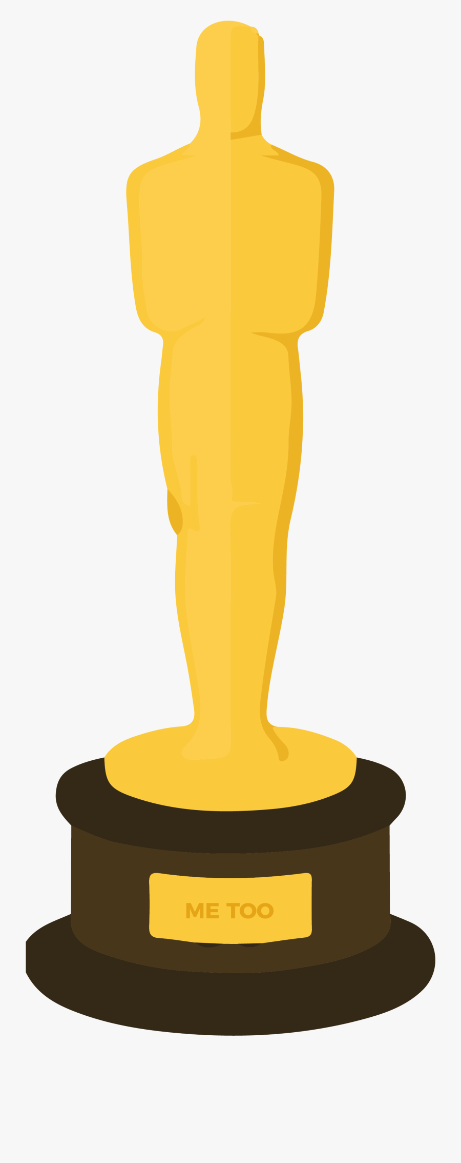 Transparent Oscar Statue Png - Academy Award Clip Art, Transparent Clipart