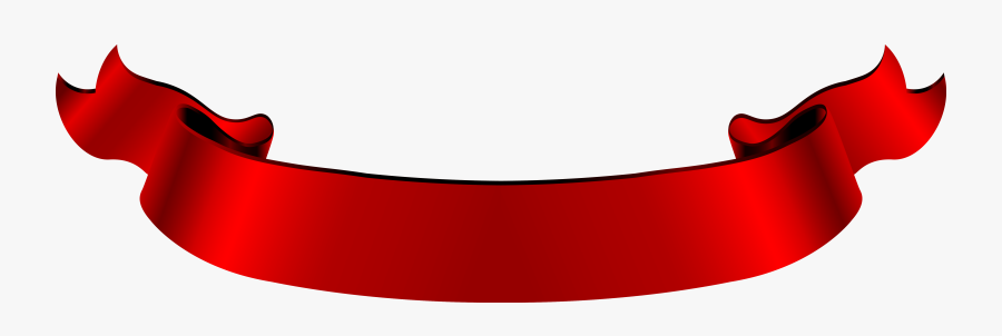 Web Folding Vintage Red Banner Ribbon Clipart - Red Banner Ribbon Png, Transparent Clipart