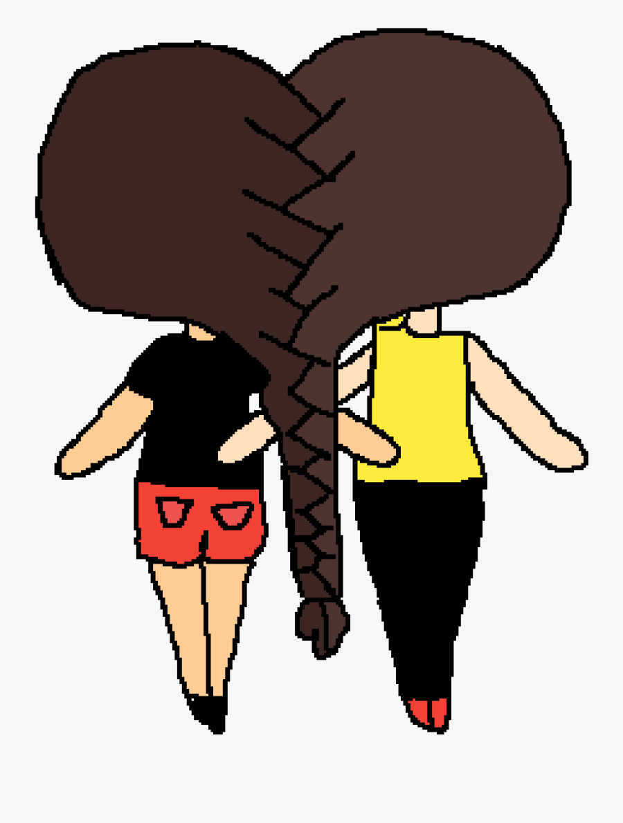 This Is Me And My Friend Kennedy She Its My Bff - 2 Bffs, Transparent Clipart