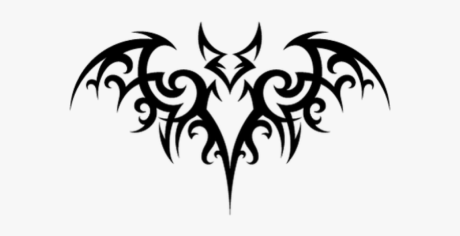 Bat Clipart Transparent Background - Transparent Tattoo Png, Transparent Clipart