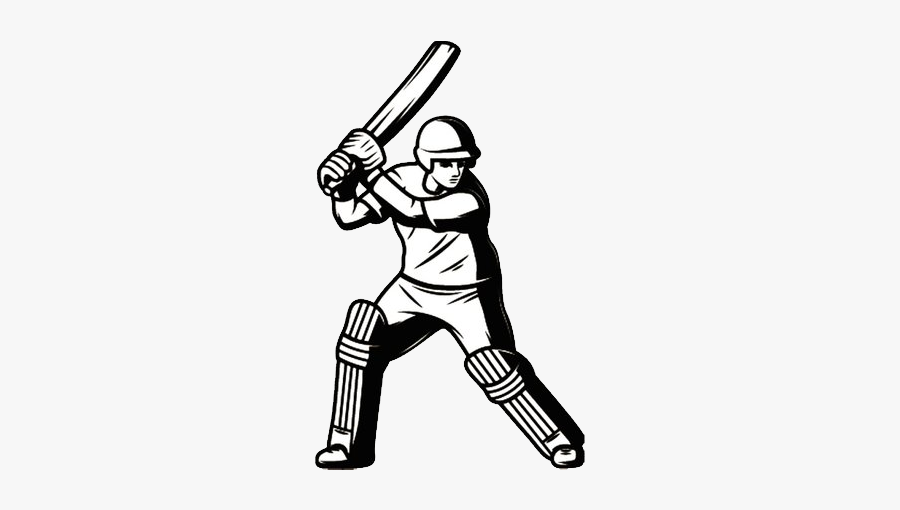 Cricket Png - Clip Art Batsman Logo Png, Transparent Clipart
