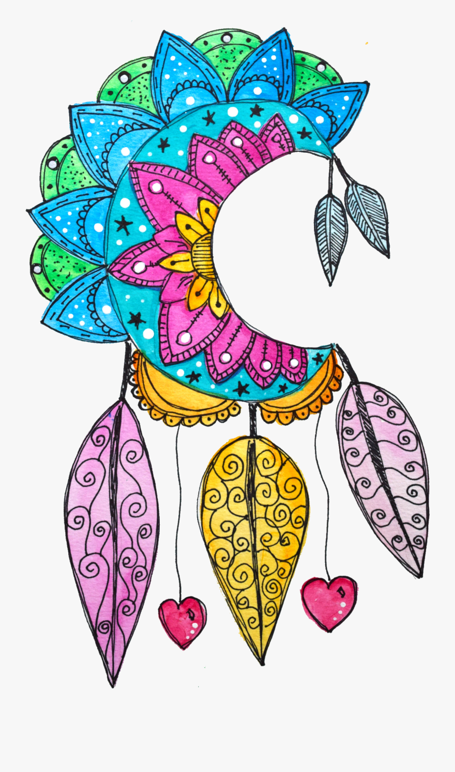 Watercolour, Zen, Doodles, Pen And Wash, Watercolor, Transparent Clipart