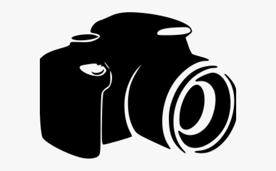 Photography Clipart Animated Camera - Photography Black And White Logo, Transparent Clipart