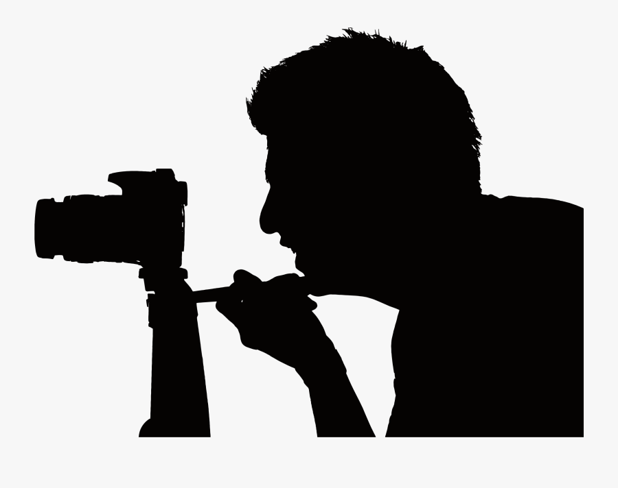 Photography Clipart Male Photographer - Male Photographer Silhouette Png, Transparent Clipart