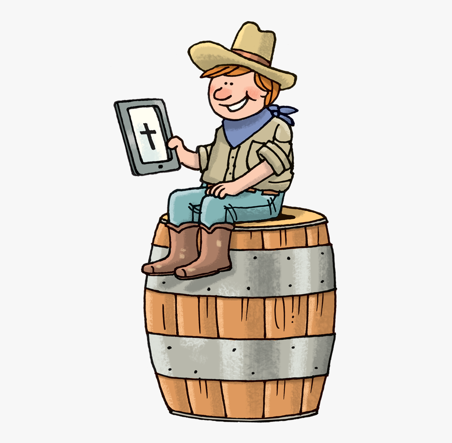 Boy On Fence Clipart , Png Download - Giddyup Junction Clip Art, Transparent Clipart