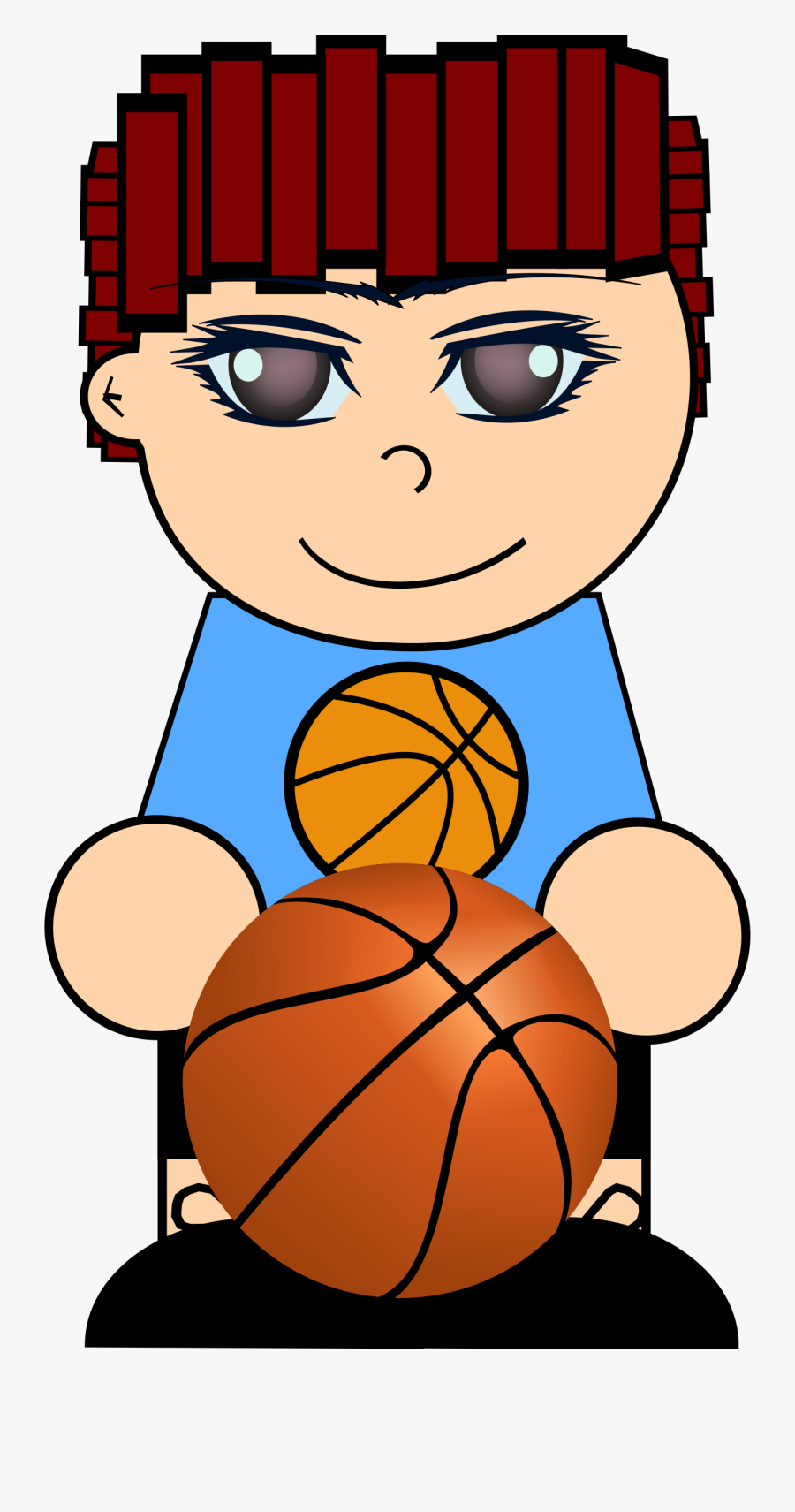 Boy With Basketball Icons Png - Basketball And Soccer, Transparent Clipart