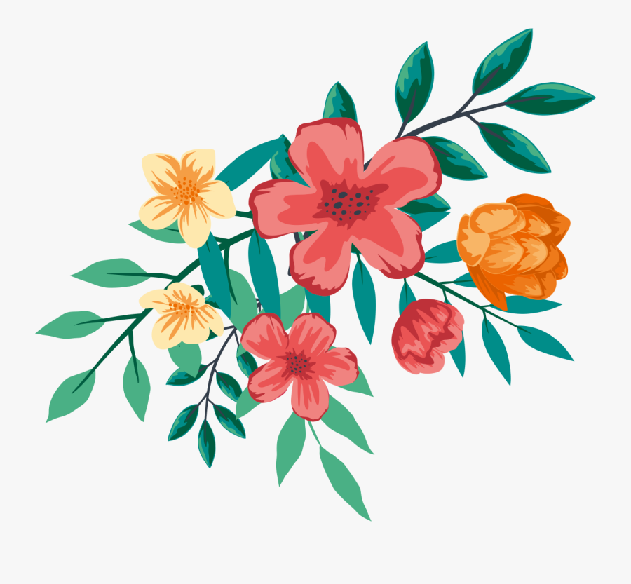 Transparent Watercolor Floral Clipart - Watercolor Floral Design Png, Transparent Clipart