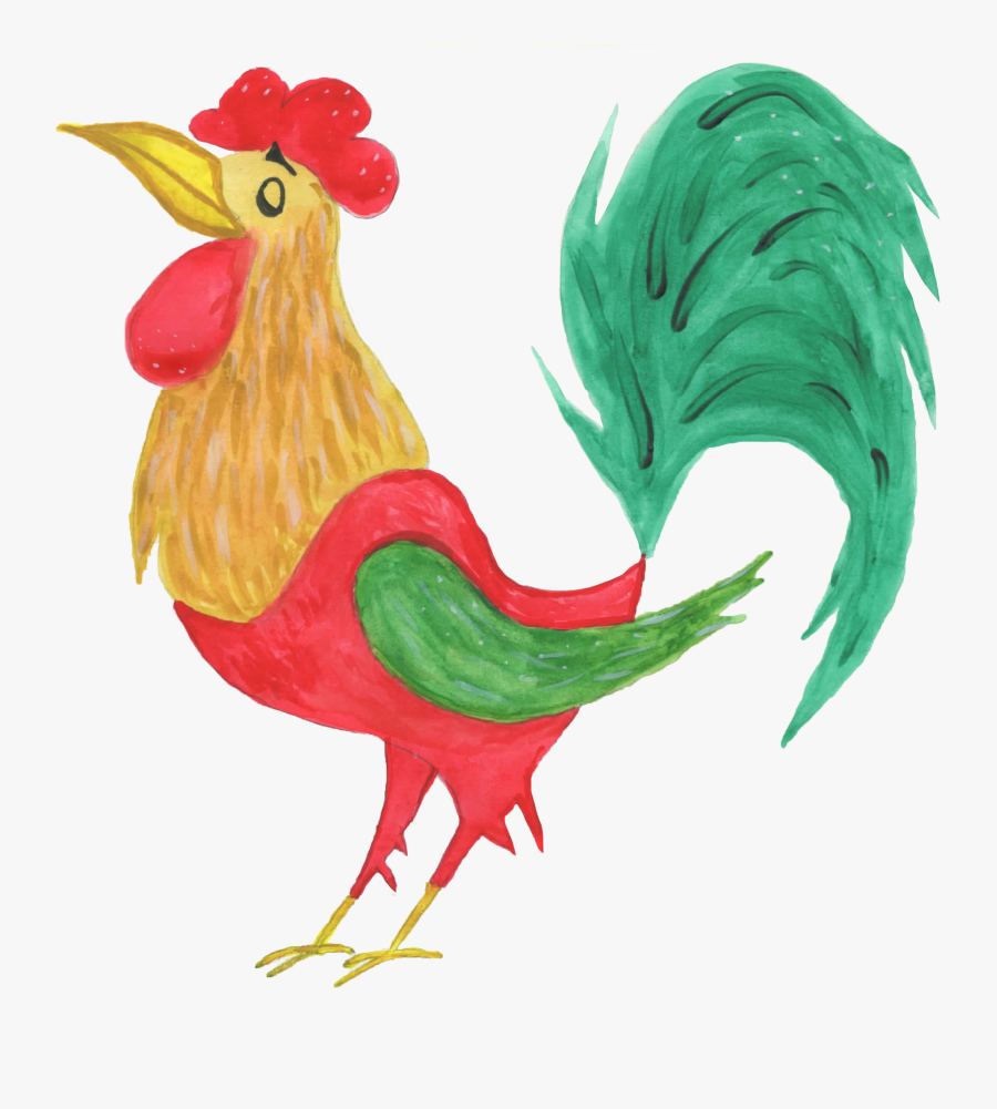 Rooster, Transparent Clipart