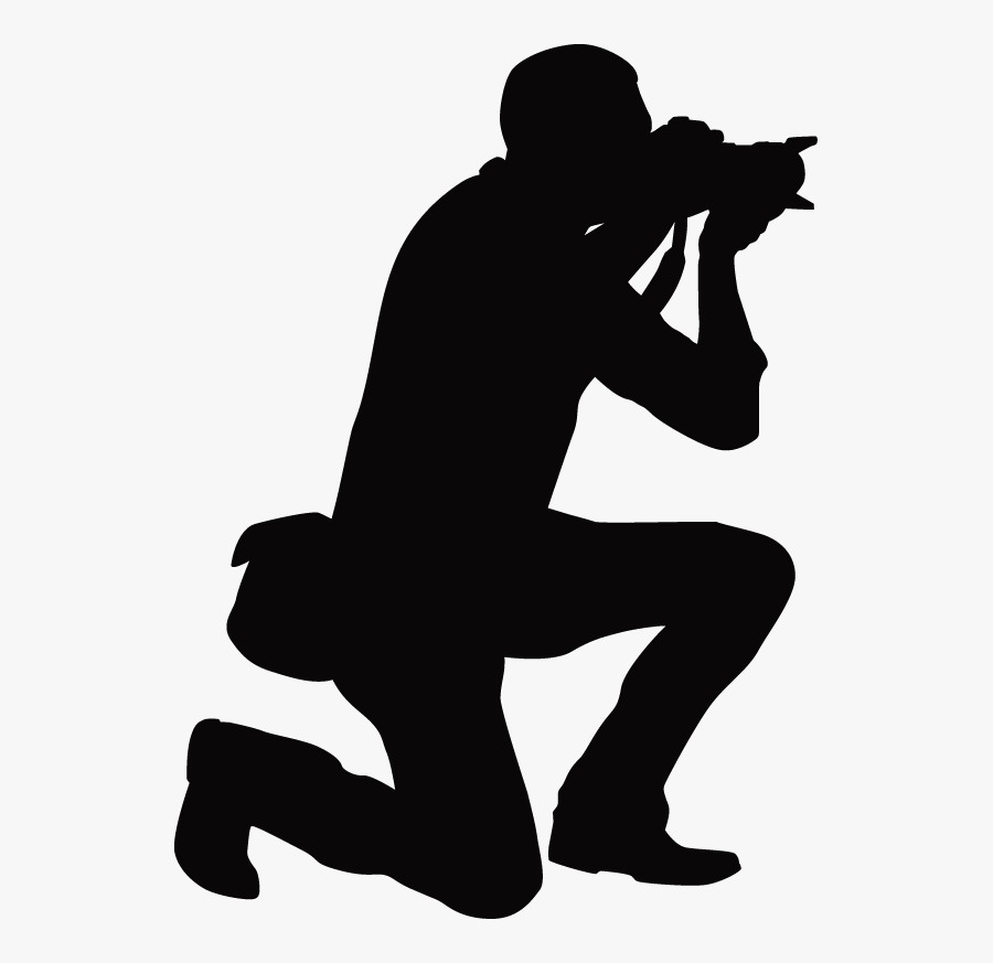 Photographer Silhouette - Transparent Human Evolution Png, Transparent Clipart