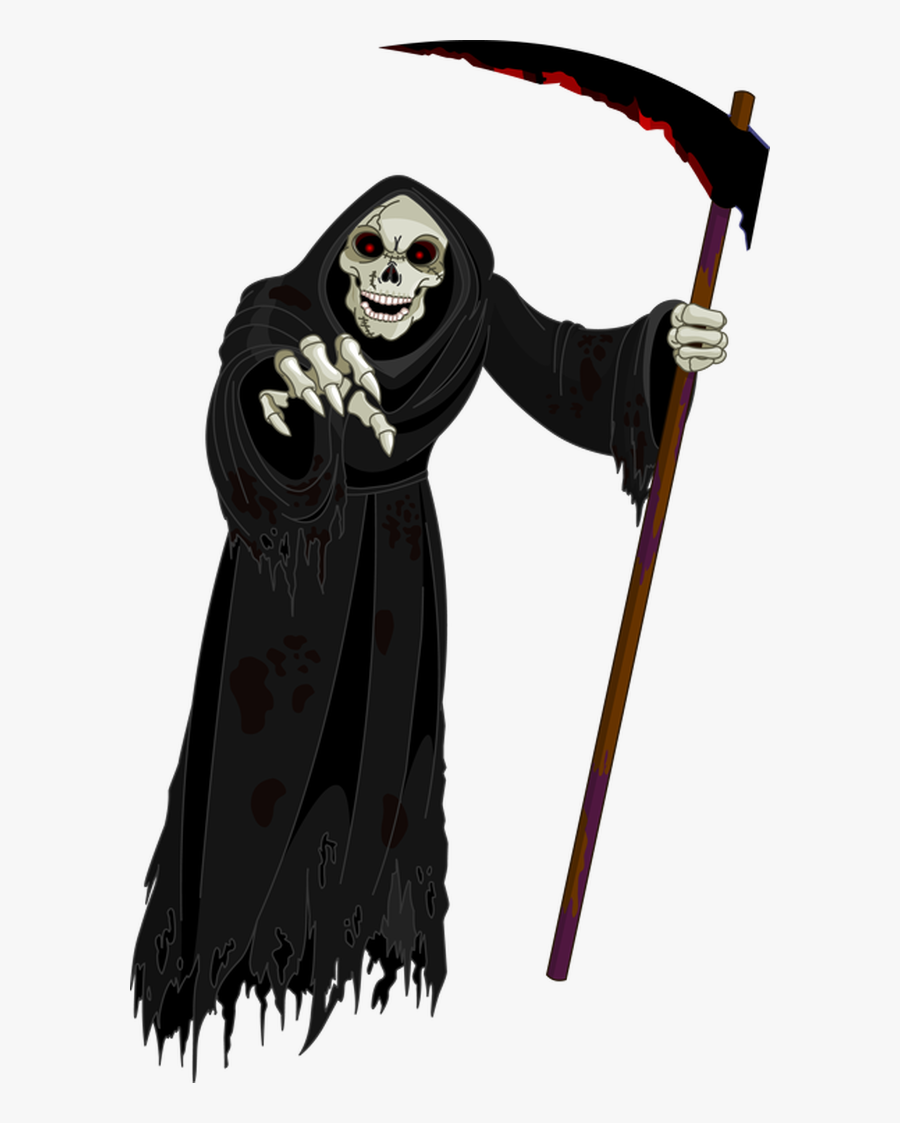 Reaper Clipart - Grim Reaper Scary Png, Transparent Clipart