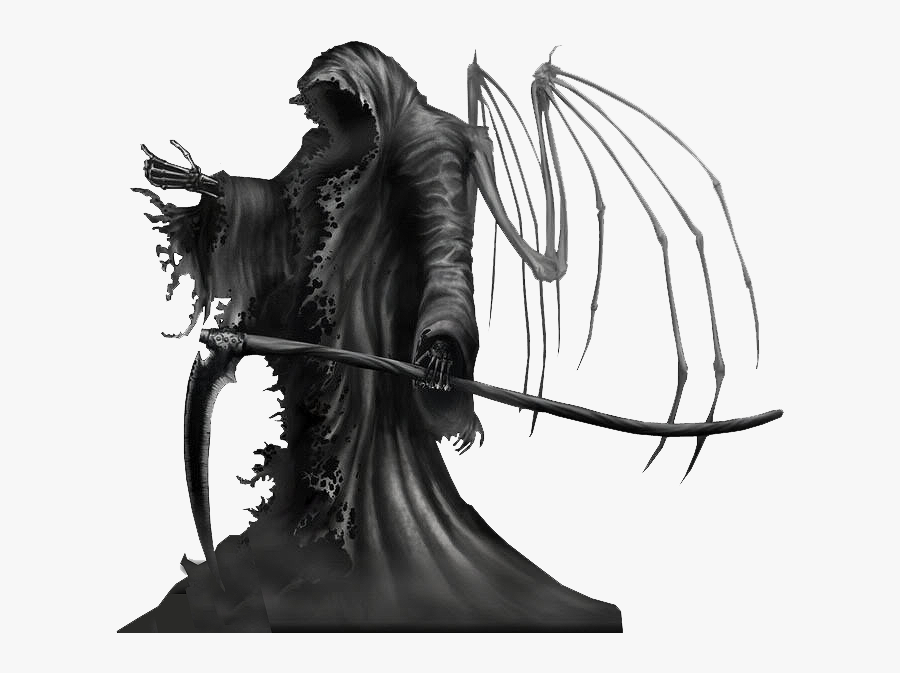 Download Grim Reaper Png Clipart For Designing Projects - Grim Reaper With Hellhounds, Transparent Clipart