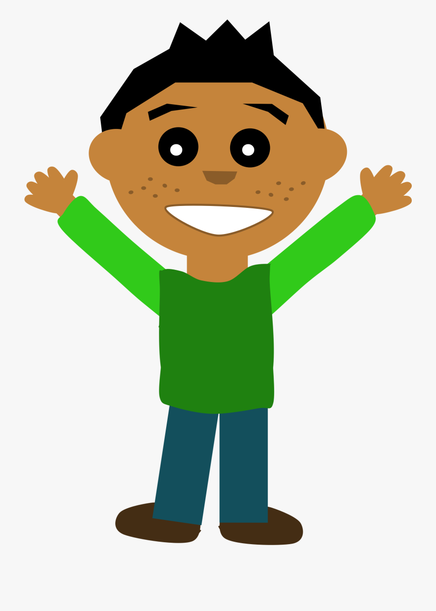 People Clipart Boy - Happy Person Clipart, Transparent Clipart