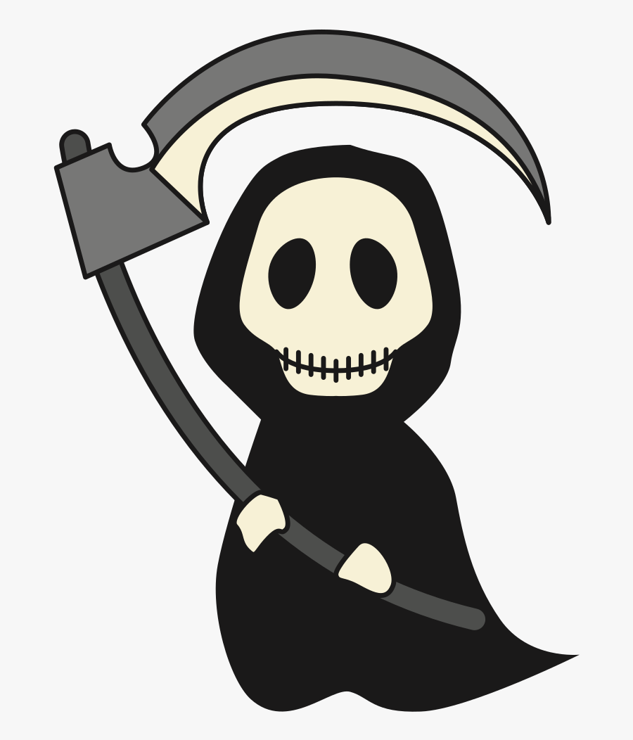 Not So Grim Reaper - Death, Transparent Clipart
