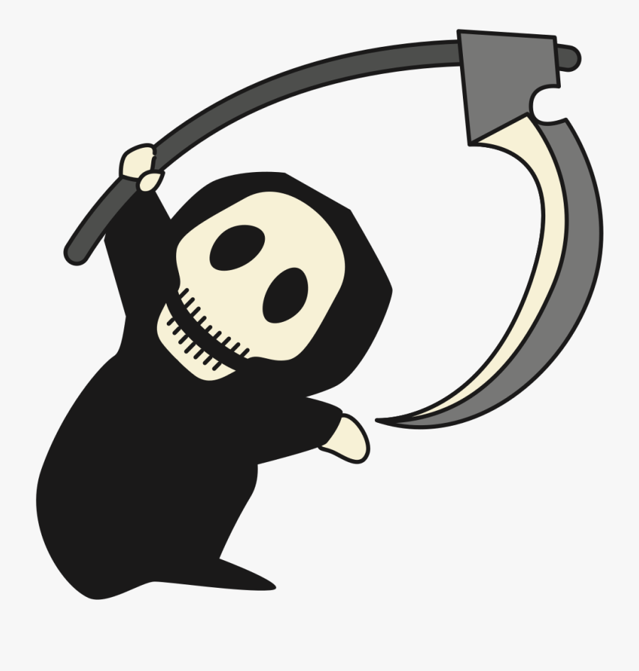 Not So Grim Reaper - Death, Transparent Clipart