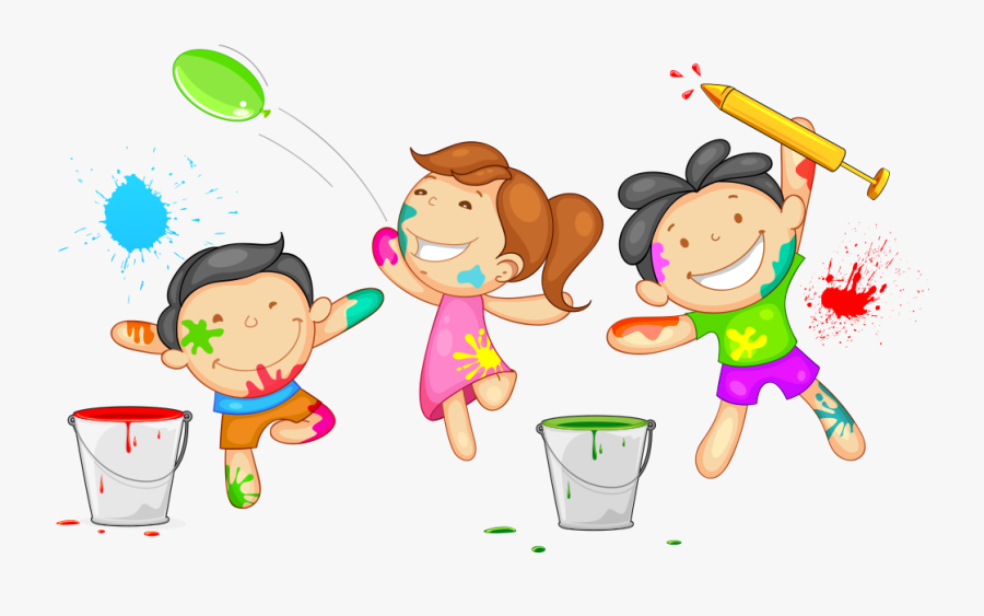 Photography Children Cartoon Holi Stock Free Download - Cartoon Holi, Transparent Clipart