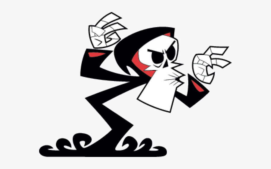 Transparent Grim Reaper Clipart Black And White - Grim Adventures Of Billy And Mandy Grim Png, Transparent Clipart