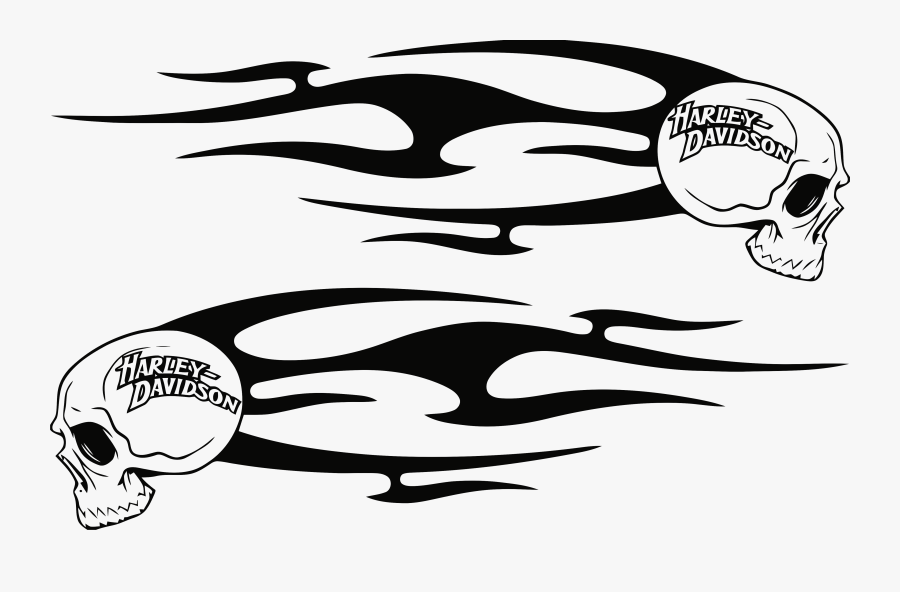 Harley Decals Airbrush Gas - Harley Davidson Decal Dog, Transparent Clipart