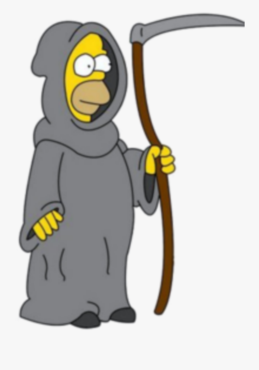 Homer Simpson Grim Reaper Clipart , Png Download - Grim Reaper Homer Simpson, Transparent Clipart