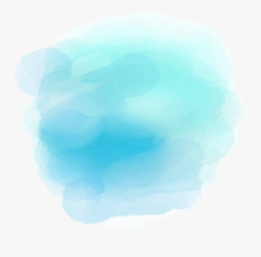 Blue Animals Watercolor Flowers Painting Watercolor - Cumulus, Transparent Clipart