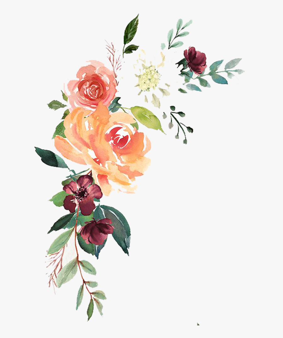 Transparent Free Watercolor Clipart - Watercolor Flower Transparent Background, Transparent Clipart