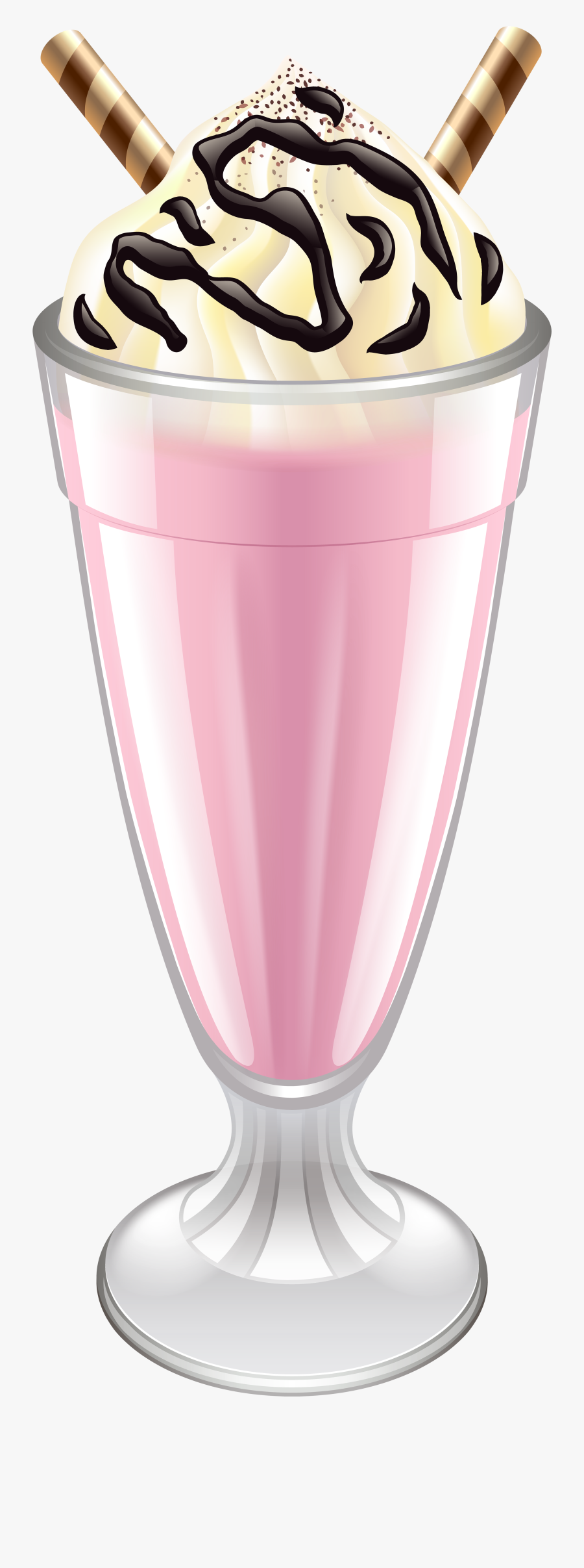 Pink Milk Transparent Png - Transparent Background Milkshake Clipart, Transparent Clipart