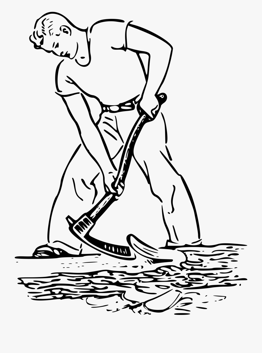 Working The Land Clip Arts - Desenho De Trabalhador Rural, Transparent Clipart