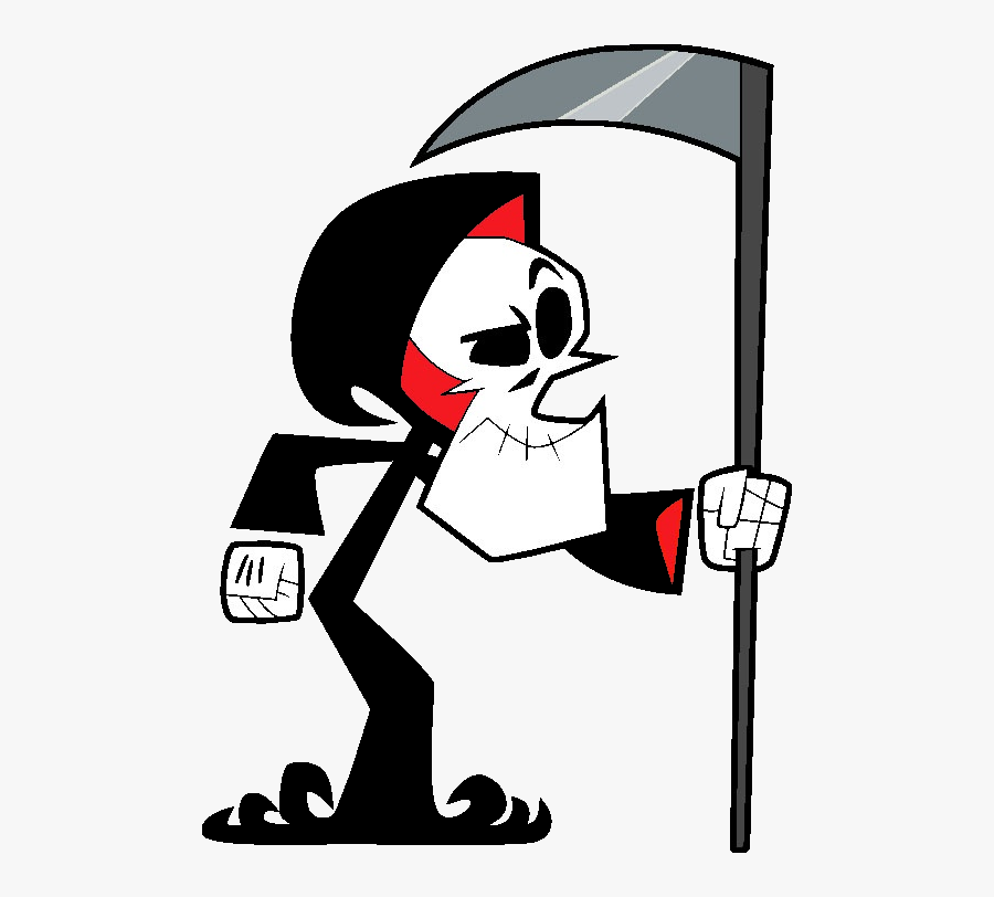 Banner Library Network Crossover Chaos Grim Reaper - Billy And Mandy Death, Transparent Clipart