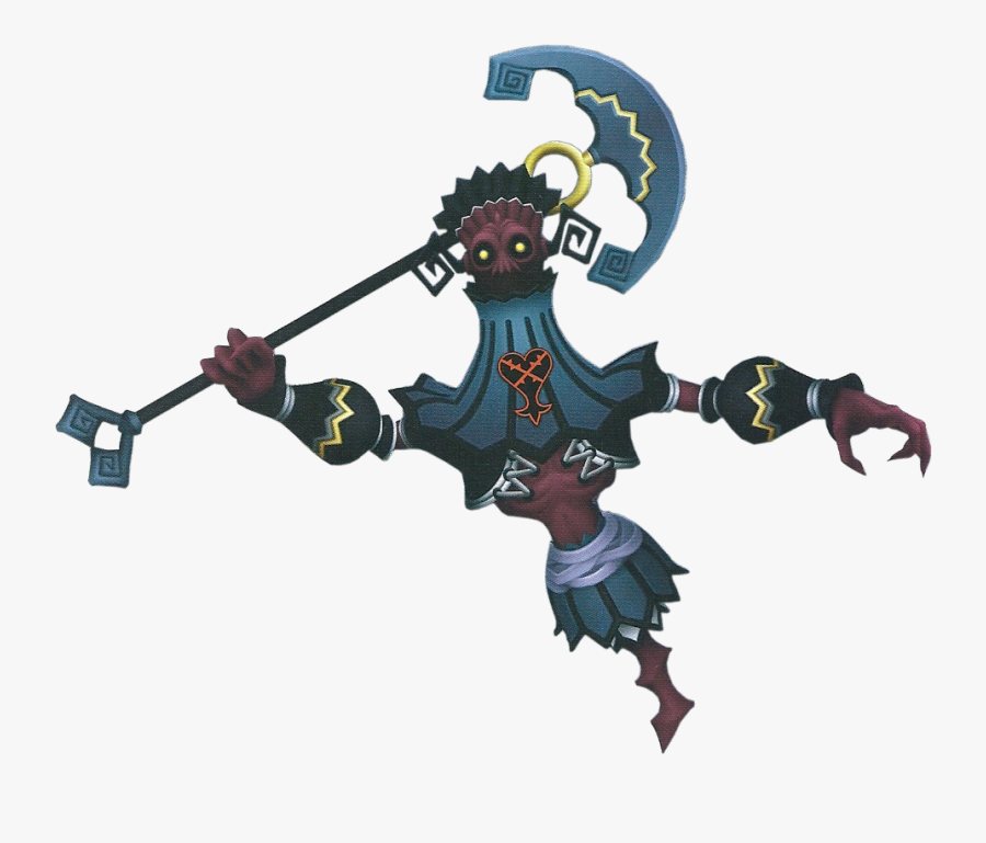 Grim Reaper Khii - Kingdom Hearts 2 Bosses, Transparent Clipart